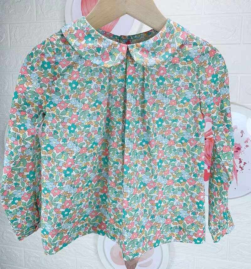 liberty print blouse