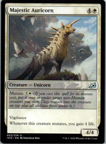 Majestic Auricorn -  Creature - Unicorn  -  Magic the Gathering - Photo 1/2