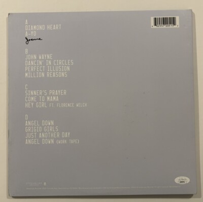 Lady Gaga Signed Joanne Vinyl JSA COA #AP09791 Rare Autograph | eBay