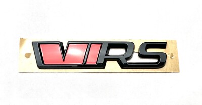 Original Skoda Octavia 4 NX Schriftzug ''VRS'' rot schwarz glänzend 5E3853687S XPC