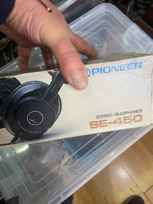 PIONEER SE-450 Rare Vintage 1980 Hi Fi Made IN Japan Good Look Headphone