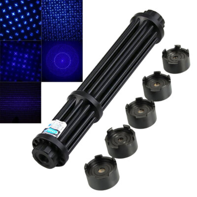 5 Watt Burning Laser  blue Pointer 450nm. Most Powerful USB Charging