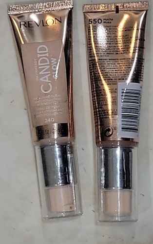 2 Revlon PhotoReady Candid Glow#240 BEIGE 550 MOCHA Anti-Pollution Foundation - Picture 2 of 2