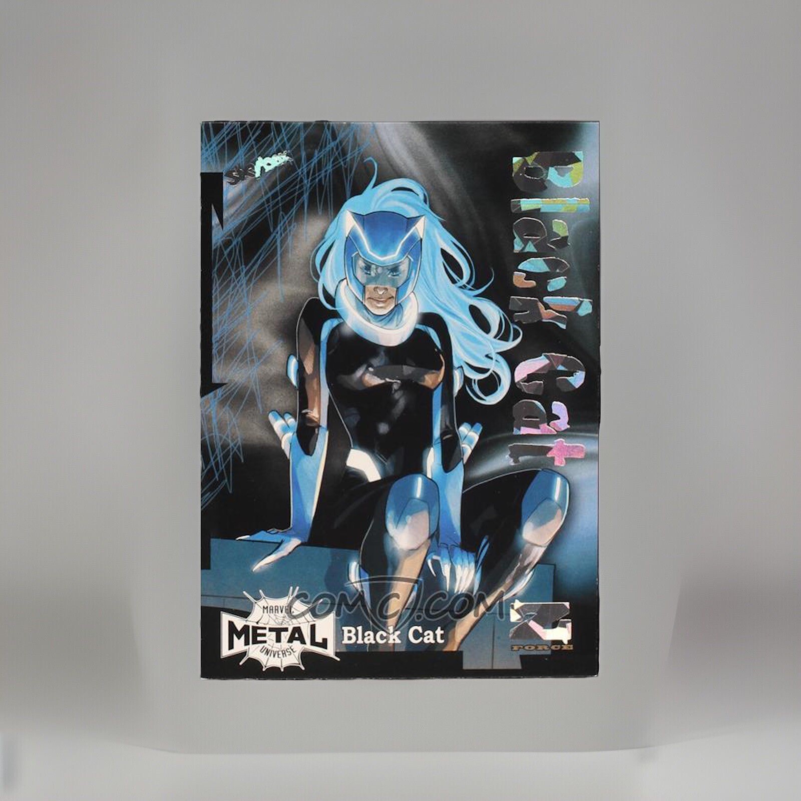 Black Cat 2022 Marvel Metal Spider-Man Z-Force Amazing Rave /62 Edge Wear MCU