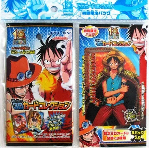 ONE PIECE 3D Card Collection First Limited Pack Ensky Japan | eBay