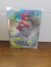 Austin Hendrick 2022 Bowman Chrome Virtuosic Vibrations Card Cincinnati Reds