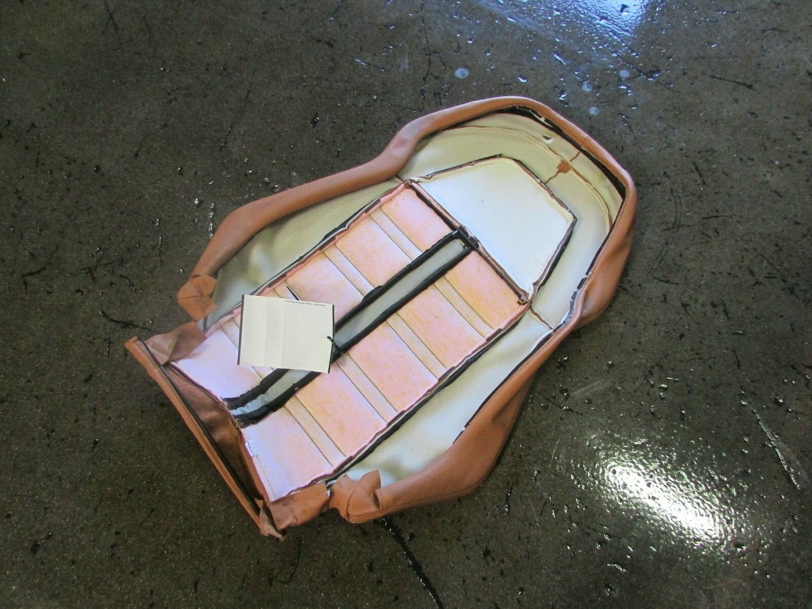 Ferrari 458, RH, Right Front Seat Back Leather cover, Used, P/N 83476200