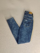 American Eagle Womens Jeans 00 Regular Blue Dream Curvy Super Hi Rise Jegging