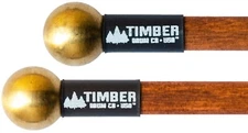 Timber Drum Company Hard Brass Bell Mallets with Birch Handles