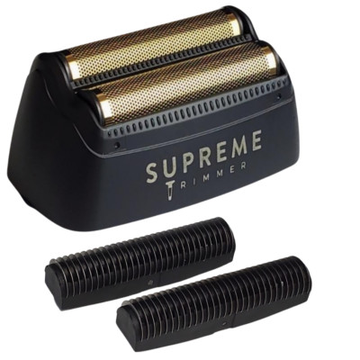 Supreme Trimmer Replacement Foil & Cutter for CRUNCH STF602 | SB63 Black/Gold