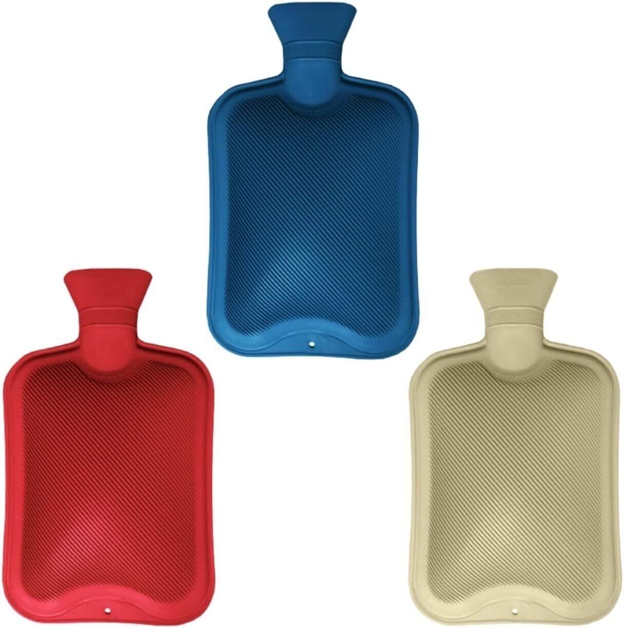 Large Hot Water Bottle Natural Rubber Warmer 2L liter eBay