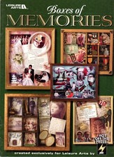 Boxes of Memories Create Boxes with Collectibles and Photos Leaflet 1818 NOS