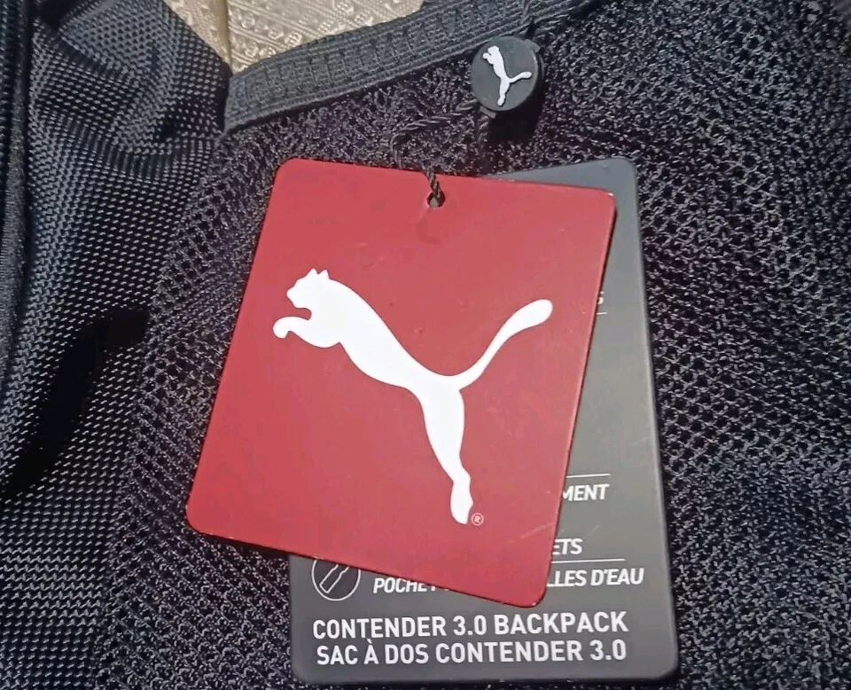 Mochila Puma Contender 3.0, Beige/Negro con Logo Puma Negro Foto 3 de 4