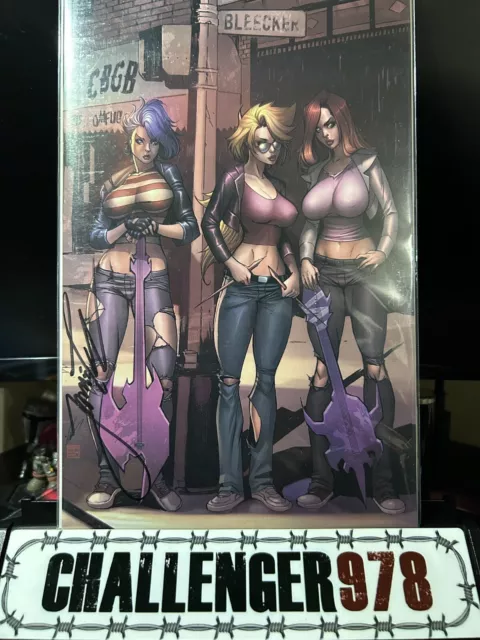 The Devils Misfits #1 Ale Garza SIGNED VIRGIN by Jamie Tyndall w/ COA