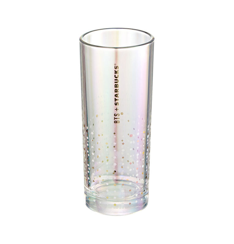 BTS スタバ starbucks クラウドビールグラス BTS Starbucks Korea collaboration Gold glass 410ml + Gold star