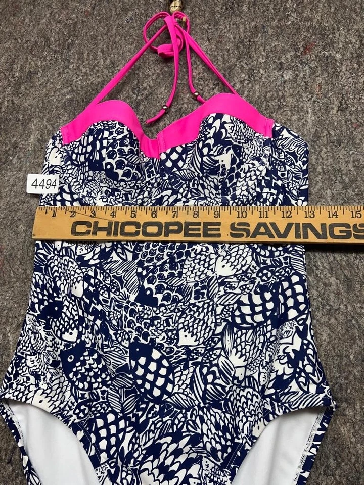 Lilly Pulitzer Swimsuit One Piece Multicolor Underwired Padded Size M - Image 3 of 4