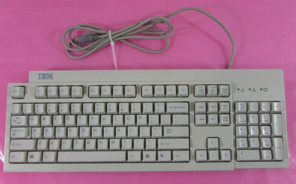 Vintage IBM KB-7953 Wired Keyboard Standard 104 keys PS/2 | eBay