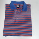MENS XL FOOTJOY GOLF SHIRT EXCELLENT CONDITION RED WHITE and blue  GOLF SHIRT FJ — photo 1