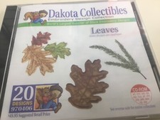 DAKOTA COLLECTIBLES EMBROIDERY LEAFS