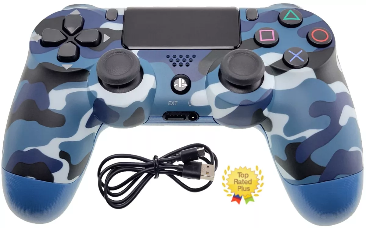 Sony DualShock PS4, V2 blue camouflage super-Fast controller