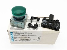 Siemens 3SB3652-6BA40 3SB3 652-6BA40 E:08 Leuchtmelder grün -unused/OVP-