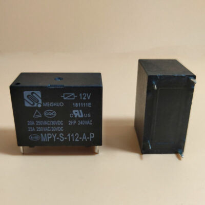 5PCS MEISHUO MPY-S-112-A-P Power Relay 4 Pins 12VDC 20A 250VAC
