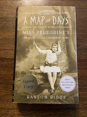 SIGNED A Map of Days by Ransom Riggs 1st Edition 1st Printing 2018 Hardcover