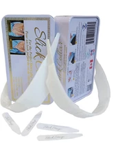 Adjustable Slick Collar Shirt Support Stays Natural Look Lightweight Suit Blazer