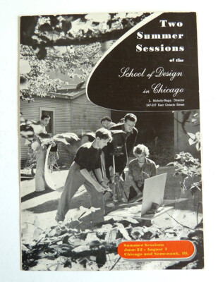 1939 Moholy-Nagy School of Design Summer brochure Chicago Modernist Photography