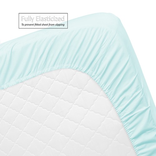 Double Brushed Soft Microfiber Hotel Style Bed Sheets, Deep Pocket Sheet Set - Picture 11 of 360