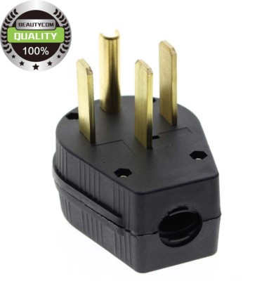 1pc NEMA 125/250V Straight Blade Angle Plug For Dryer RV Generator  14-50P  50A
