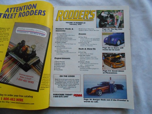 RODDER'S DIGEST MAGAZINE-#88 FEBRUARY,1999 - Picture 2 of 2
