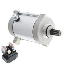 2002-2008 New ATV Starter & Relay Solenoid For Yamaha Grizzly 660 YFM660FA 4x4