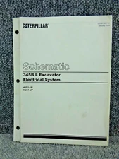 OEM Factory Caterpillar CAT 345B L 345BL Excavator Electrical System Schematic