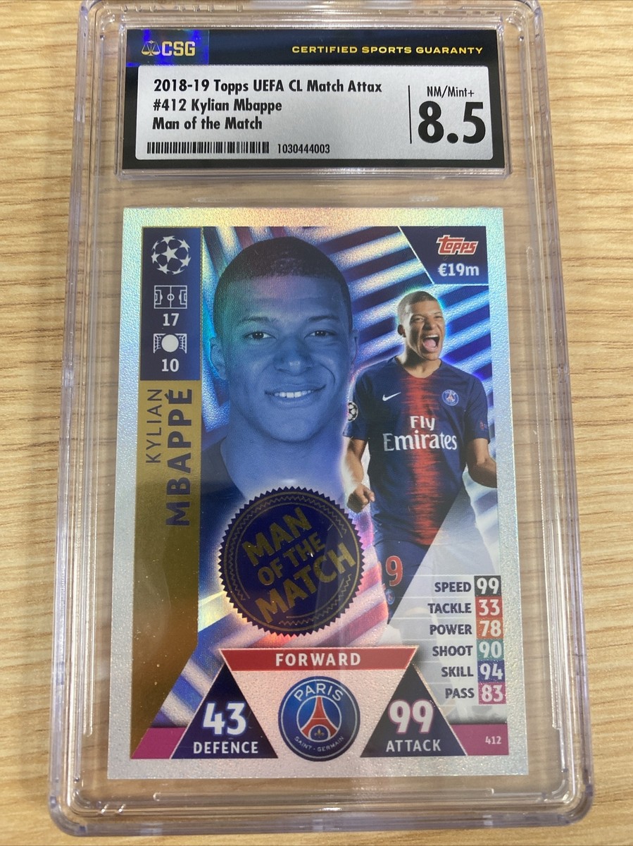 RC MBAPPE TOPPS CHROME 2018 ルーキーカード 2017-18 Topps