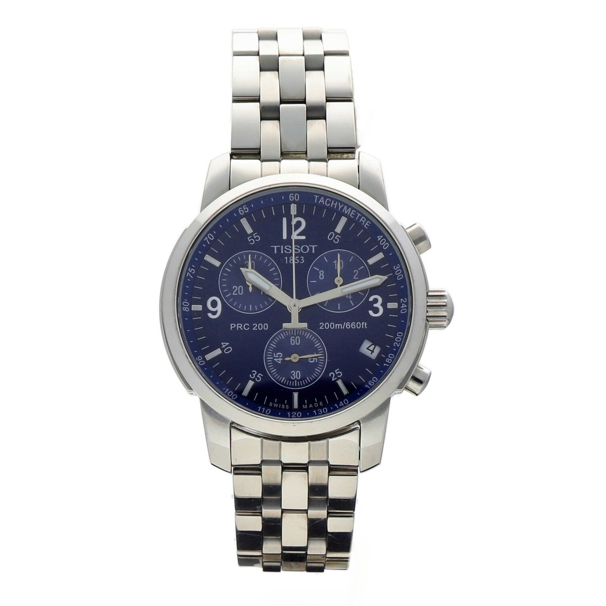 Tissot PRC 200 Stainless Steel 39 mm Chronograph Blue Dial Tissot PRC 200 Stainless Steel 39 mm Chronograph Blue Dial