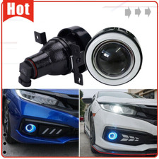 Blue Led Drl Angel Eye Halo Projector Fog Lights Lamps Fit 2016-2021 Honda Civic