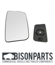 HEATED MAIN MIRROR GLASS FITS RH OR LH FITS SCANIA P G R SERIES (2004 - 2016)