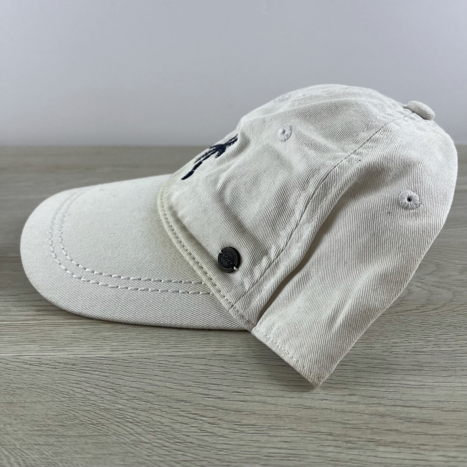 Palm Tree Patch Hat White Adjustable Hat Adult Si… - image 8