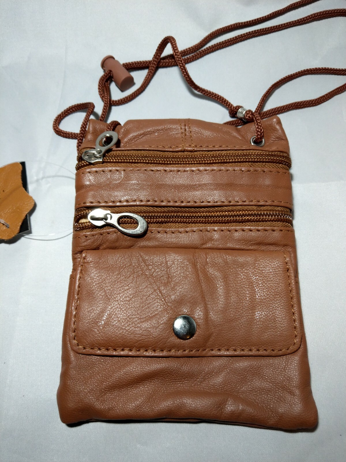 Vallemosso Fashion Women's Small leather Purse Shoulder Bag Pockets Smooth 7"x5"