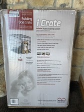 Toy Dog Crate with Divider Panel, 18Lx12Wx14H in Double Door Folding Dog Cage