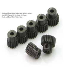 Muchmore Hardened Steel Motor Pinion Gear 15 tooth 48Pitch