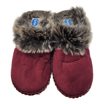 Floopi Shoes Women Med 7-8 Indoor Outdoor Black House Slippers