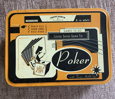Poker mit Texas Hold- em Casio Serie Spiel Dose Veranda Klassiker Games To Go