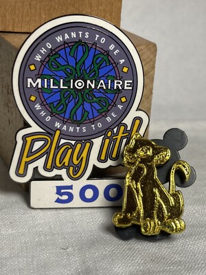 Disney Pin - Millionaire - Play It! 500 - Plus a Trader
