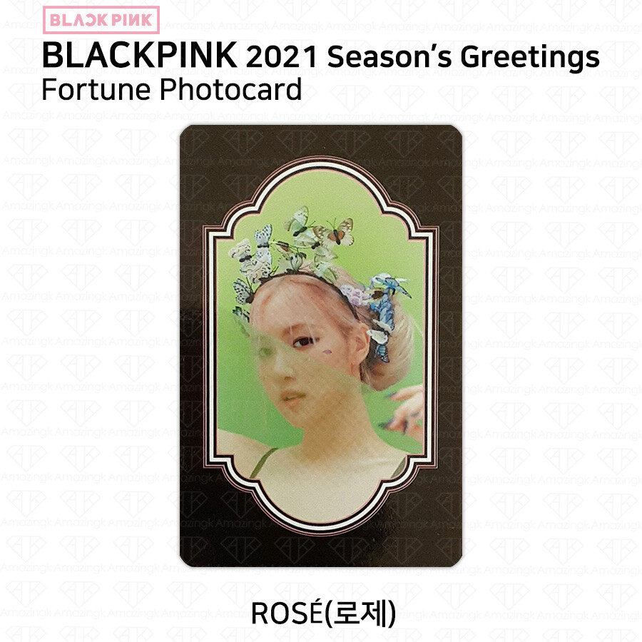 BLACK PINK 2021 Season's Greetings Fortune Photocard Lisa Jennie