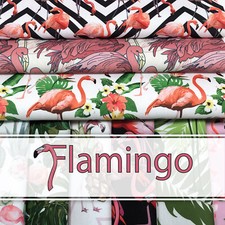 Flamingo Prints Home Decor Fabric Polyester 62" W Sold by the Yard