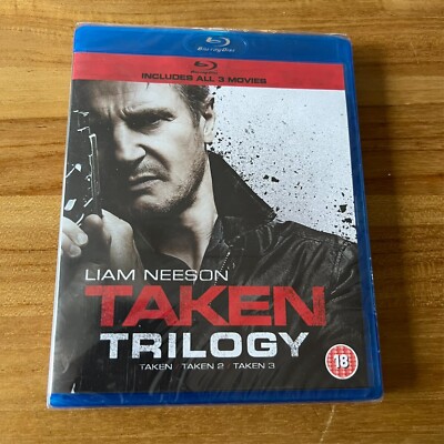 TAKEN - TRILOGY - 3x BLU-RAY BOX SET - UNCUT - TAKEN 1 & 2 & 3 - 96 HOURS