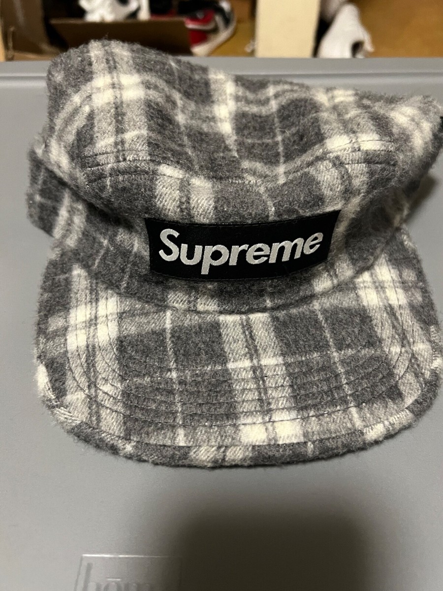 Supreme 5 Panel Gray Wool Cap Hat Supreme charcoal gray boxcap hat camp 5 panel | Mercari main image 3