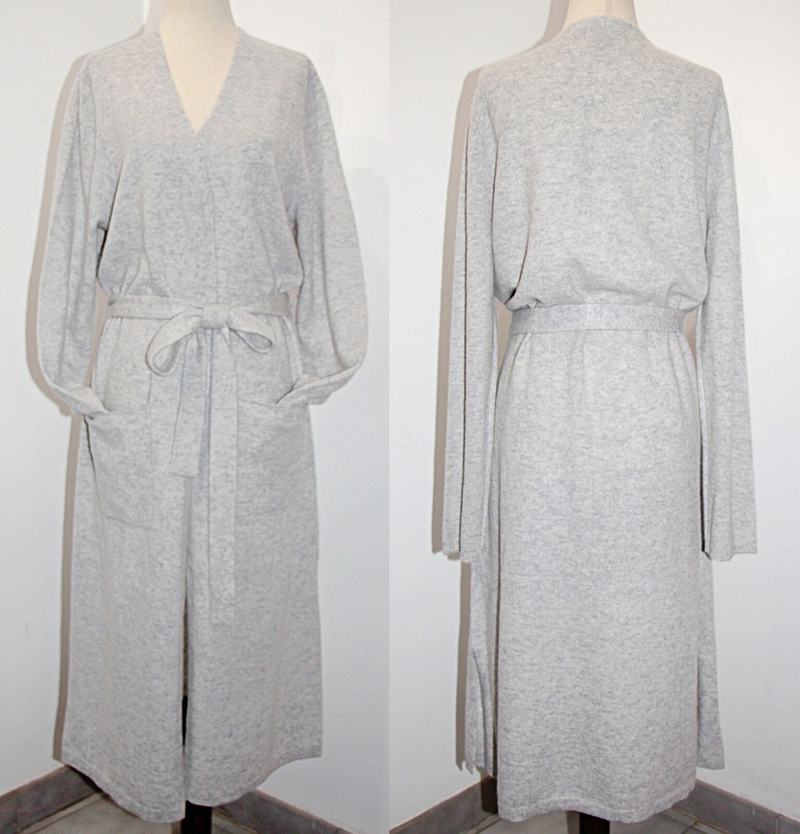 TAHARI Luxurious 100% 2-Ply Cashmere Belted 45